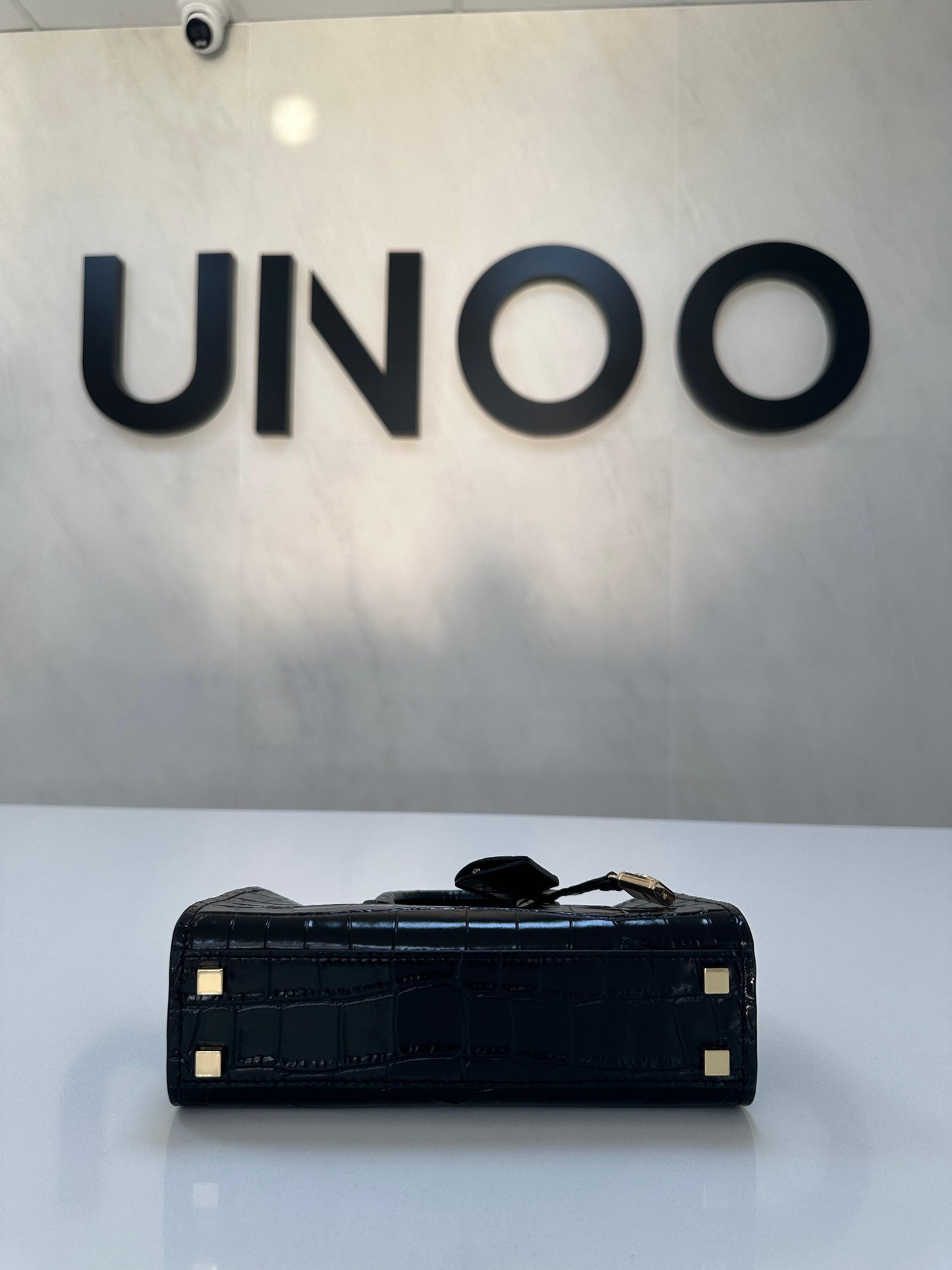 Michael Kors Scarlett Extra Small Embossed Leather Crossbody - Black