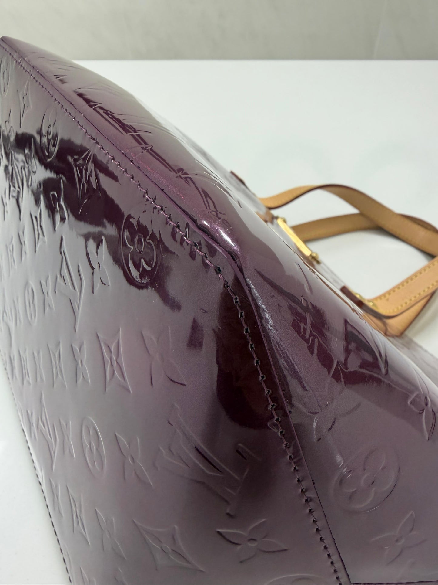 Louis Vuitton Violette Monogram Vernis Bellevue PM Bag - PRE OWNED