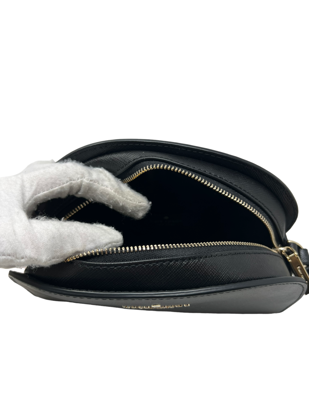 Kate Spade Perry Saffiano Leather Black Dome Crossbody Bag K8697 $279