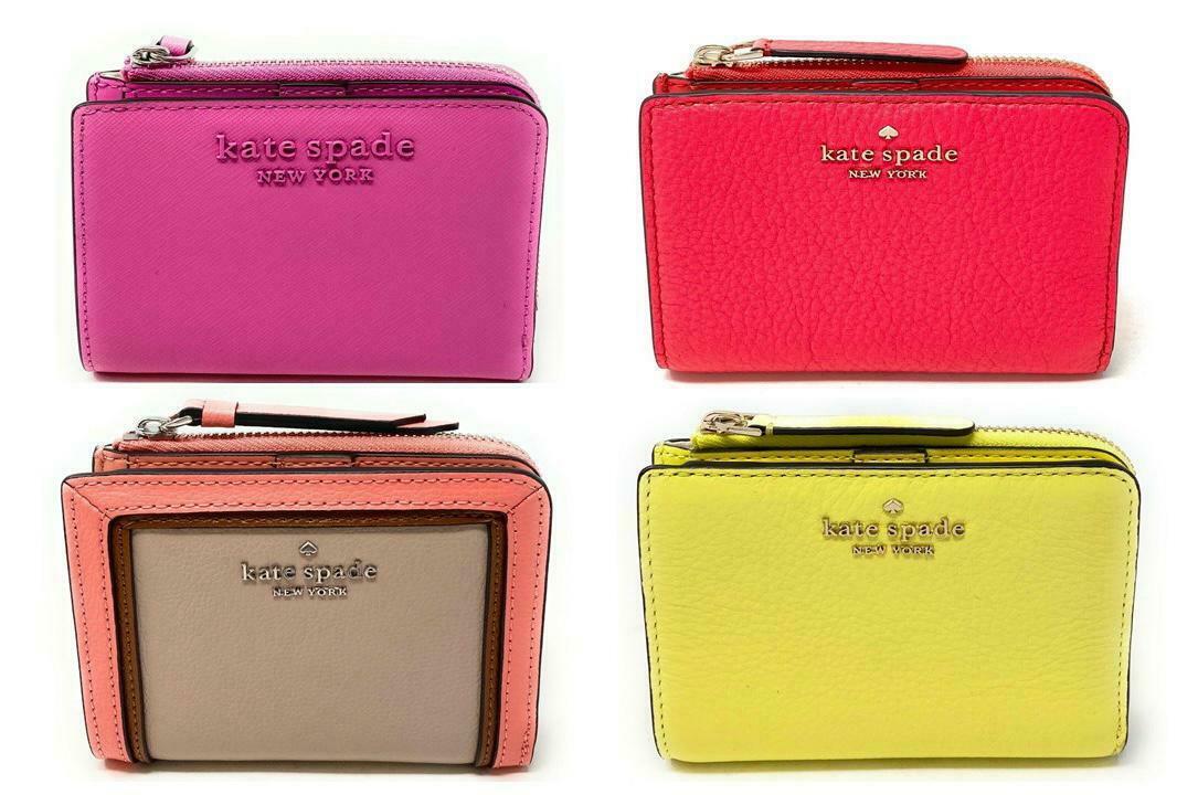 Kate Spade Jackson Staci Small No Window L-Zip Bifold Wallet WLRU5471