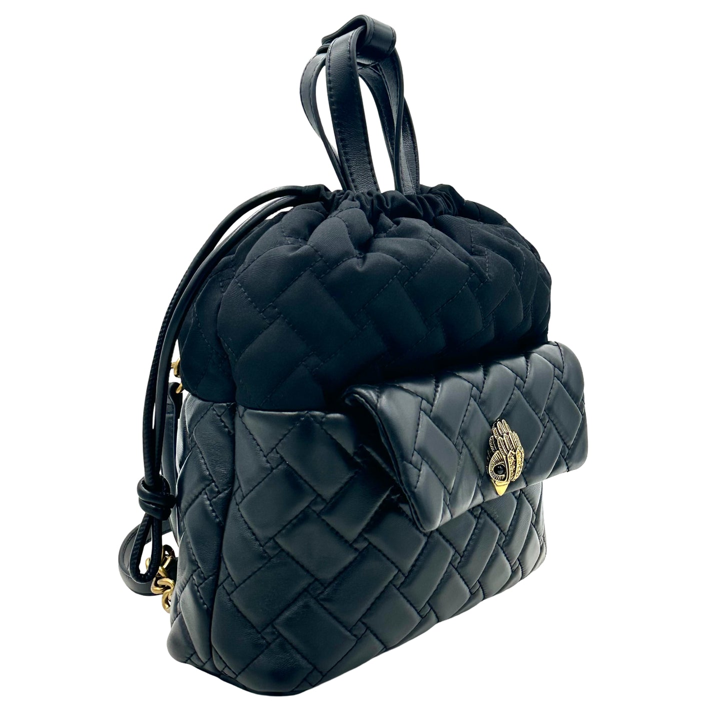 Kurt Geiger Kensington String Backpack-Black