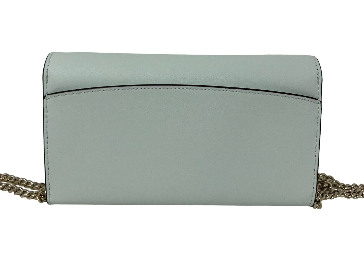 Kate Spade Gemma Lime Sherb Smooth Leather Wallet on a Chain Bag WLR00552 $249
