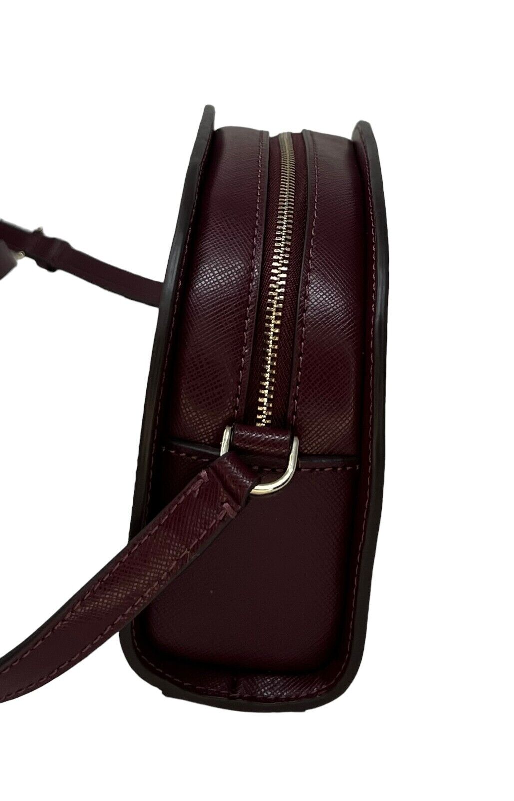 Kate Spade Perry Saffiano Leather Deep Berry Dome Crossbody Bag K8697 $279
