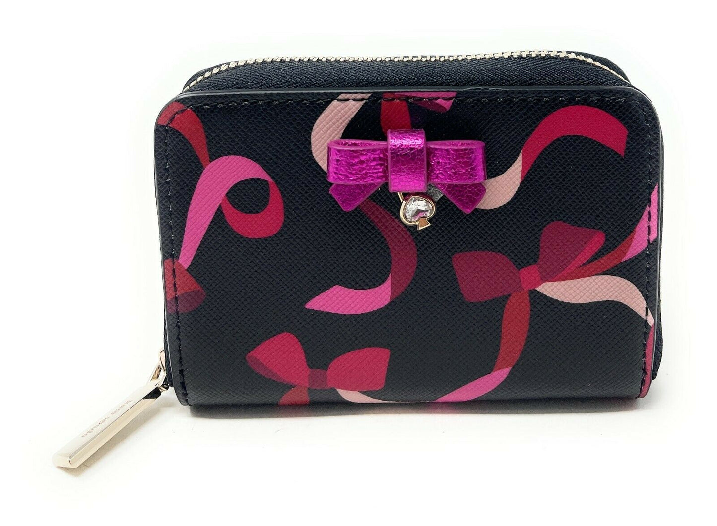 Kate Spade Glitter Other Wrapping Party Small Zip Around Wallet Credit Card