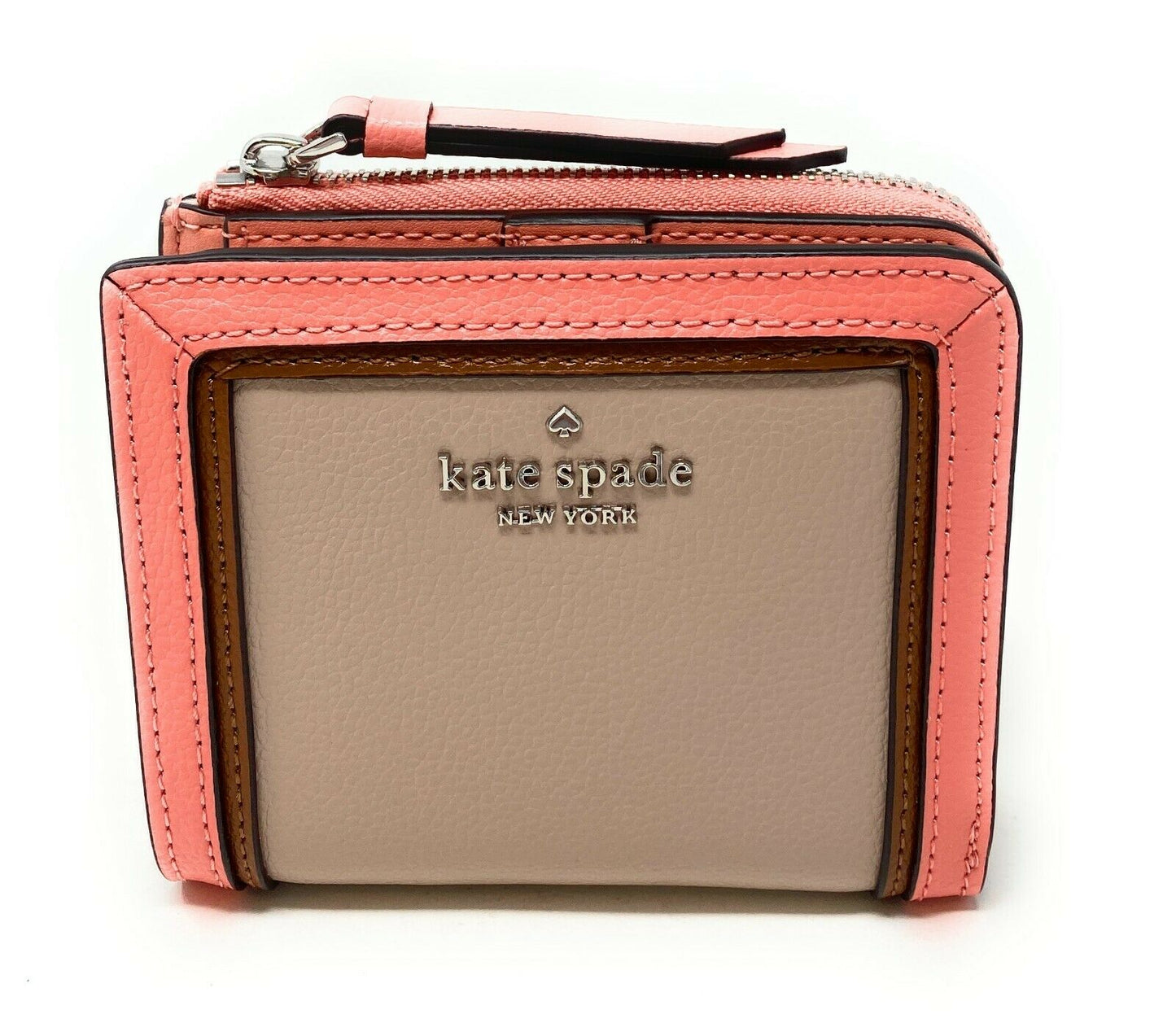 Kate Spade Jackson Staci Small No Window L-Zip Bifold Wallet WLRU5471