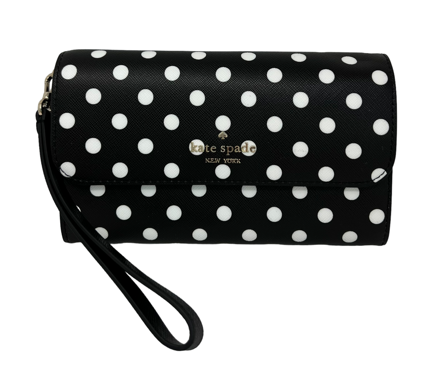 Kate Spade Cheers Charming Dot Printed Boxed Wristlet Cutch Wallet K7234 $199