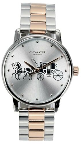 Coach Ladies Grand Carriage Two-Tone Watch 14503739 $195