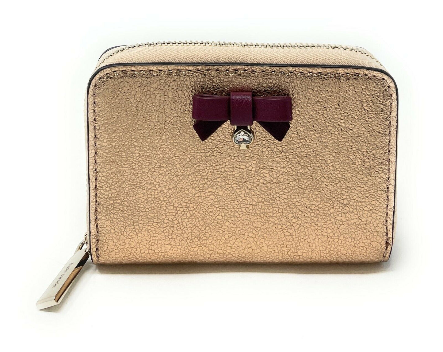 Kate Spade Glitter Other Wrapping Party Small Zip Around Wallet Credit Card