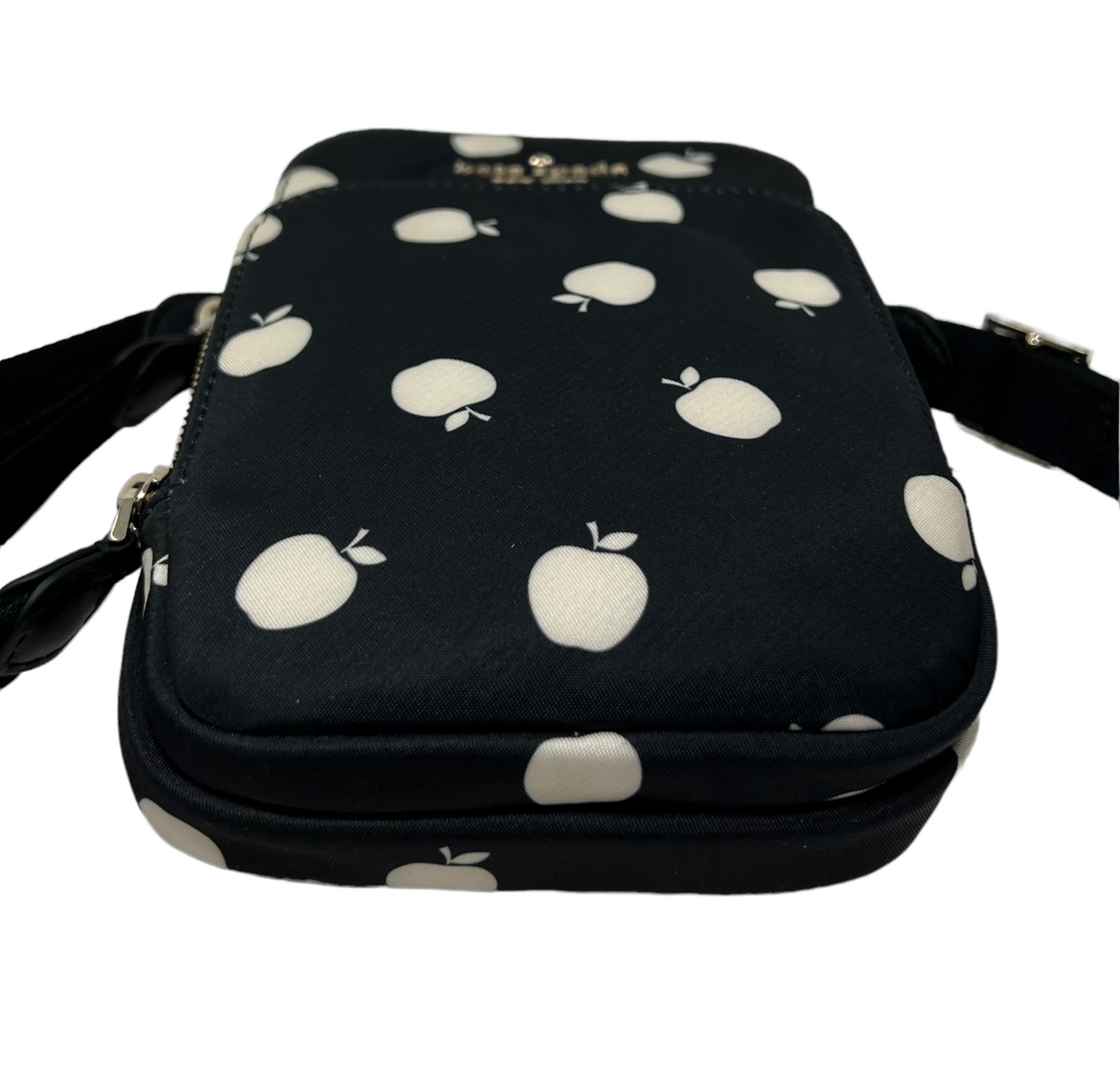 Kate Spade Chelasea The little Belt Nylon Phone Crossbody Bag Black Multi K8092