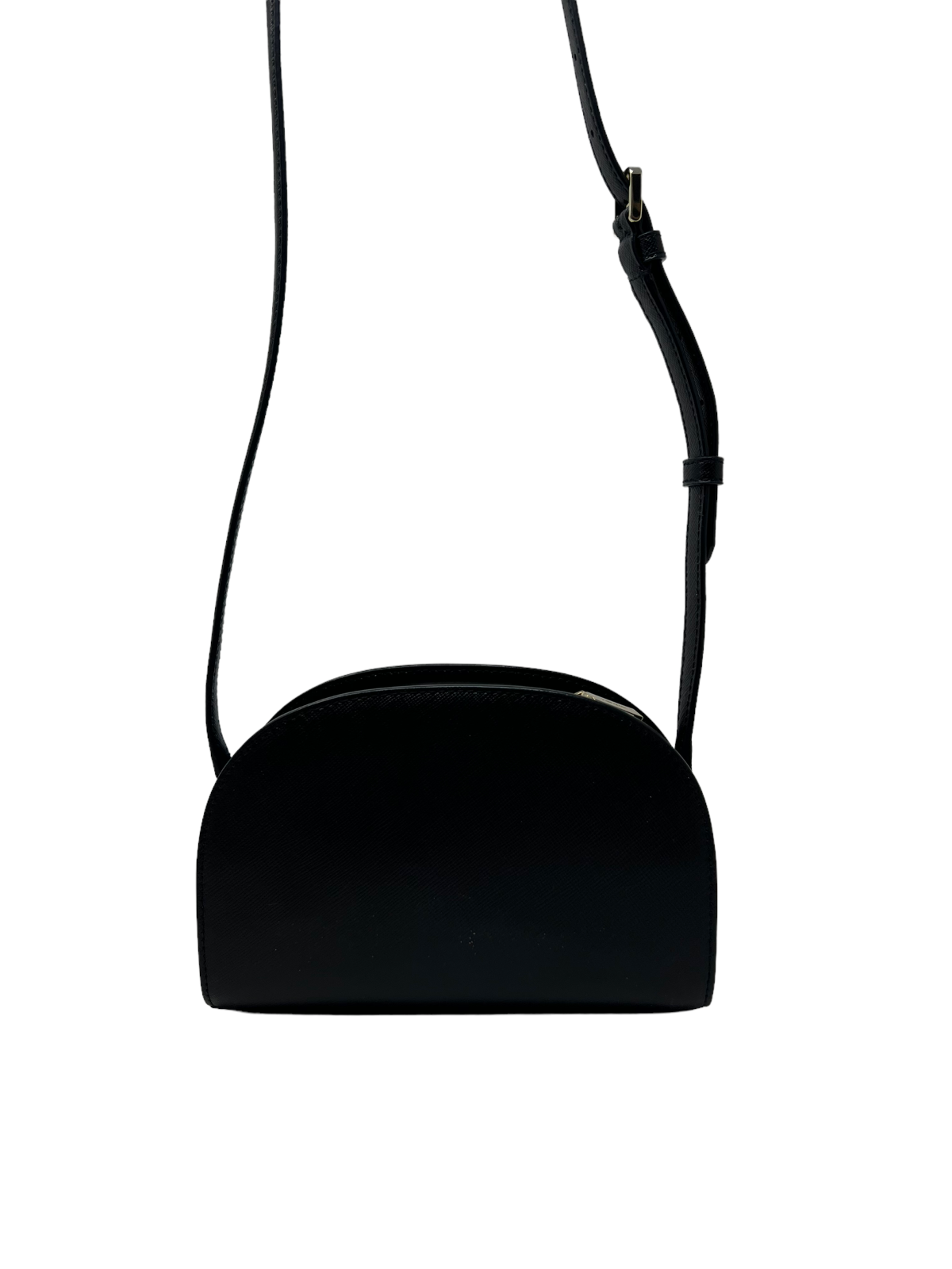 Kate Spade Perry Saffiano Leather Black Dome Crossbody Bag K8697 $279