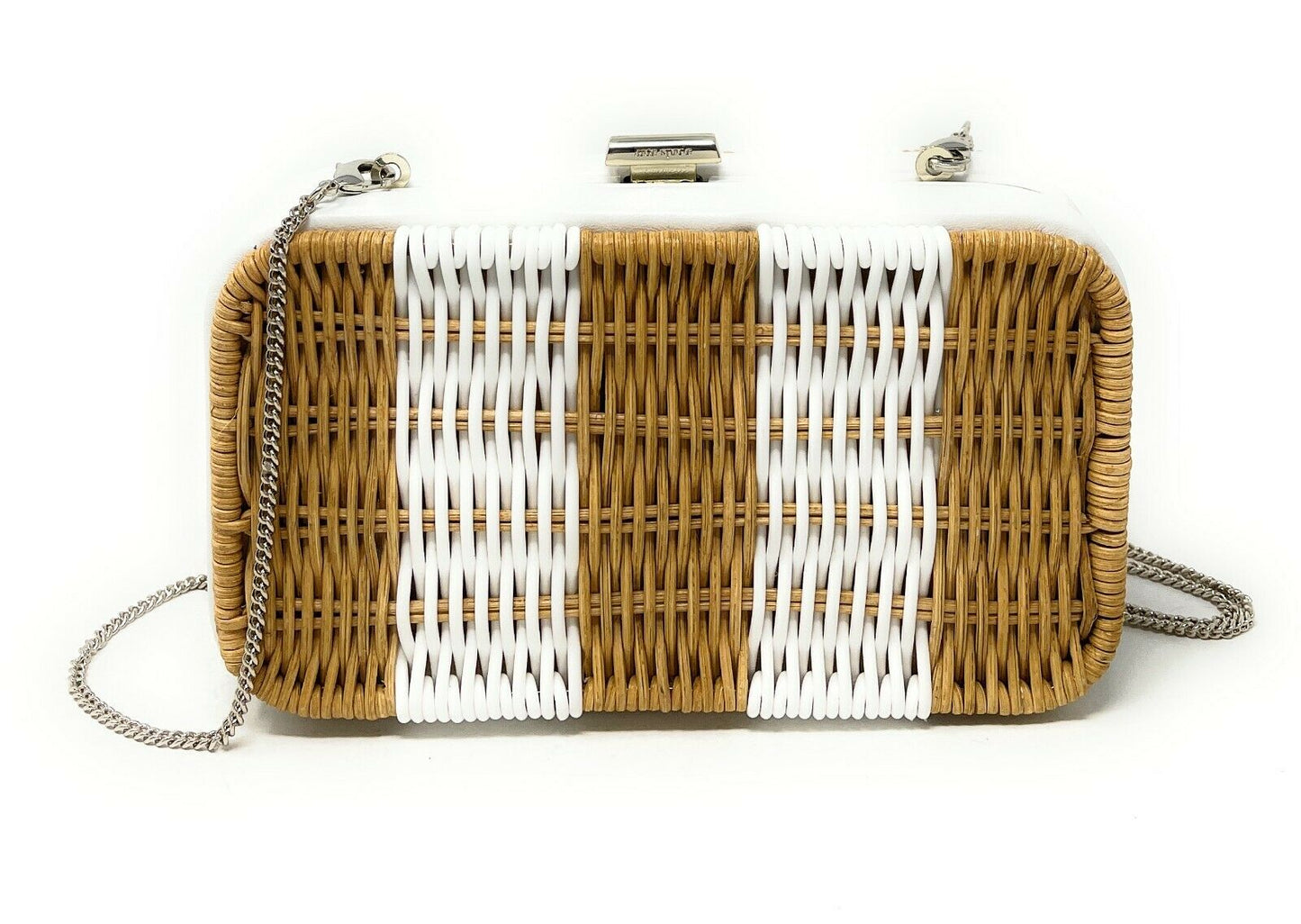 Kate Spade Kitt Wicker Clutch Crossbody Wallet PXR00413 $248