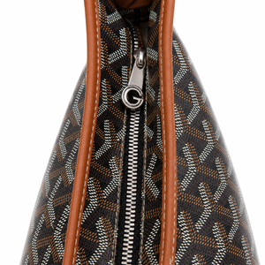 Goyard Black & Brown Hobo Shoulder Bag with Matching Pouch – Excellent Pre-Loved Condition – additional photo 6