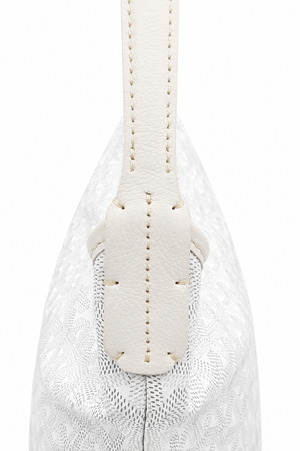 Goyard White Hobo Shoulder Bag with Matching Pouch – Good Pre-Owned Condition – additional photo 10