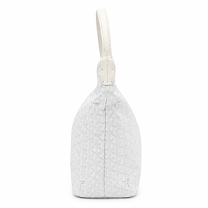 Goyard White Hobo Shoulder Bag with Matching Pouch – Good Pre-Owned Condition – additional photo 4