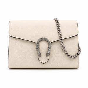 Gucci Dionysus Cream Leather Mini Chain Shoulder Bag