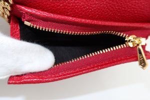 Gucci Zumi Mini Wallet in Red Leather with Gold-Tone Hardware – additional photo 10