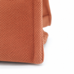 Hermès Toile Etrivière Elan Tote Bag – Orange Canvas with Natural Leather Straps – additional photo 14