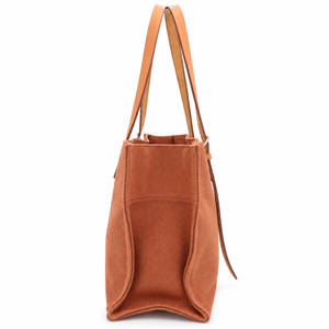 Hermès Toile Etrivière Elan Tote Bag – Orange Canvas with Natural Leather Straps – additional photo 4