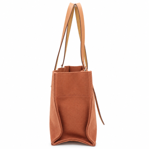 Hermès Toile Etrivière Elan Tote Bag – Orange Canvas with Natural Leather Straps – additional photo 5