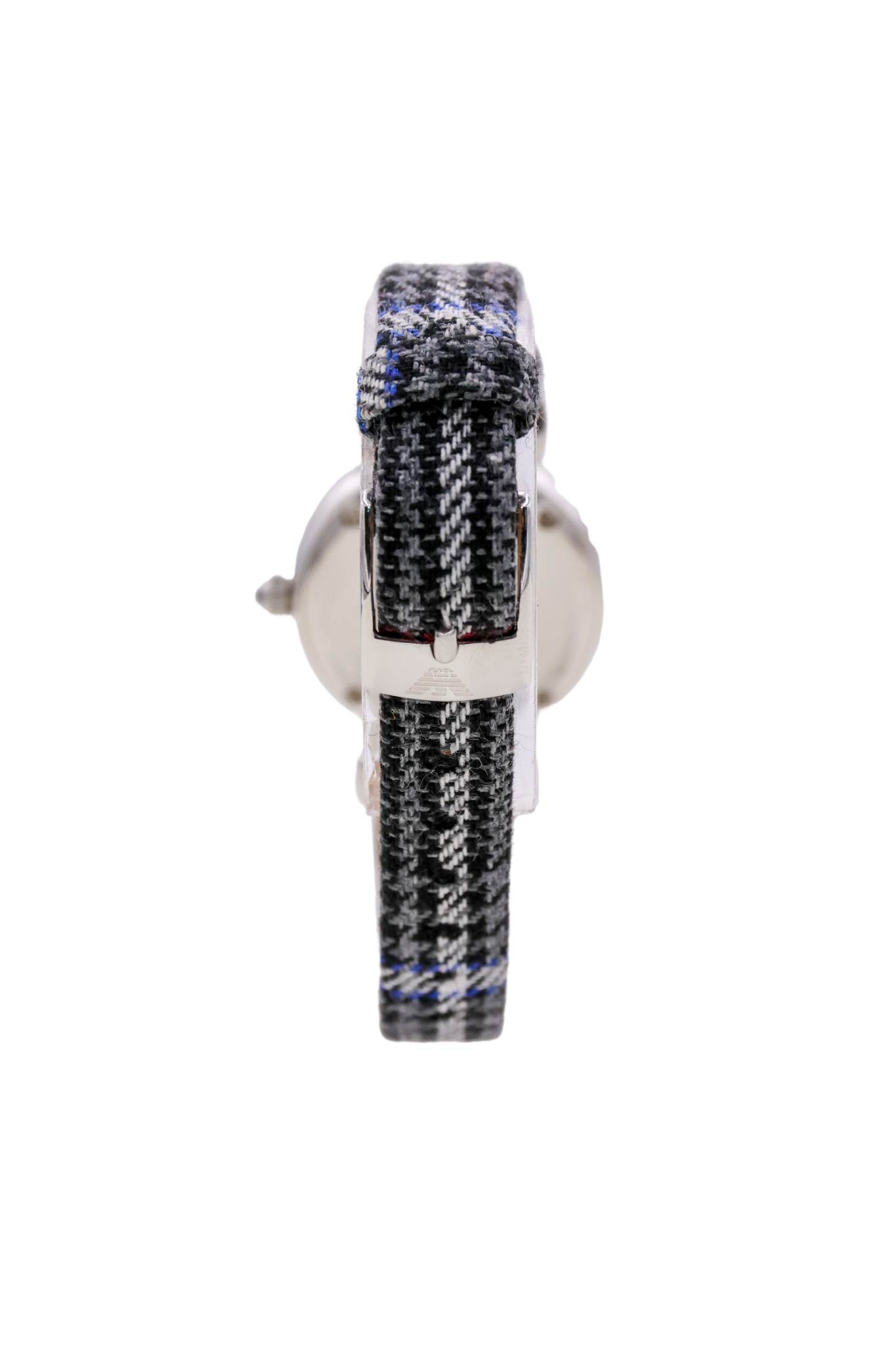 Emporio Armani Two Hand Grey Fabric Band Women's Watch - AR11343