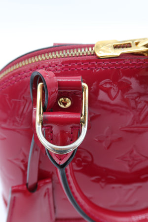 Louis Vuitton Alma BB Rose Indien Monogram Vernis Patent Leather Bag – additional photo 18