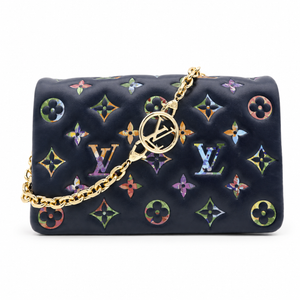 Louis Vuitton Monogram Garden Pochette Coussin - Navy Blue