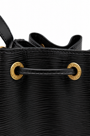 Louis Vuitton Petite Noe Drawstring Bucket Bag Black Epi Leather – additional photo 10