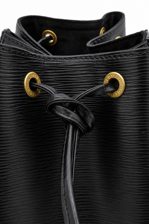 Louis Vuitton Petite Noe Drawstring Bucket Bag Black Epi Leather – additional photo 6