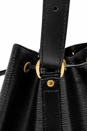 Louis Vuitton Petite Noe Drawstring Bucket Bag Black Epi Leather – additional photo 9