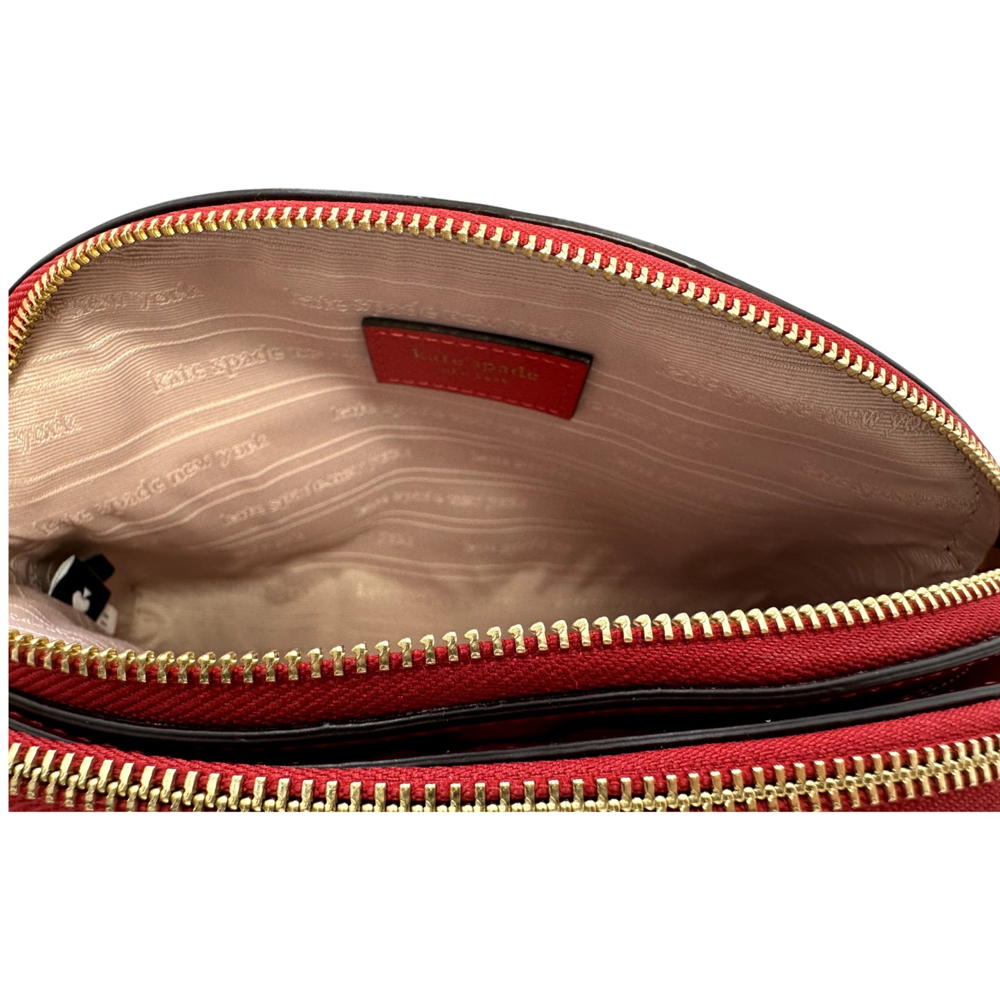 Kate Spade New York Morgan Museum Plaid Double Zip Dome Women's Small Crossbody - Red Multi - 196021356032