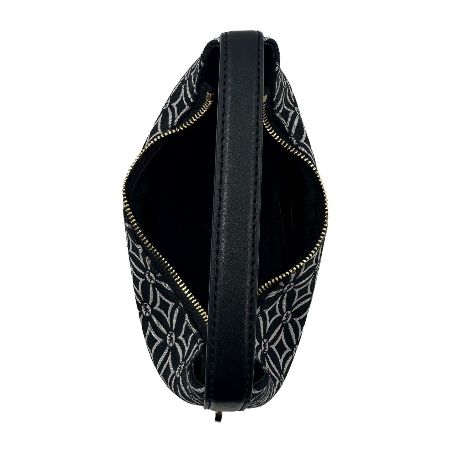 Michael Kors Ember Small Logo Jacquard Messenger Bag - Black