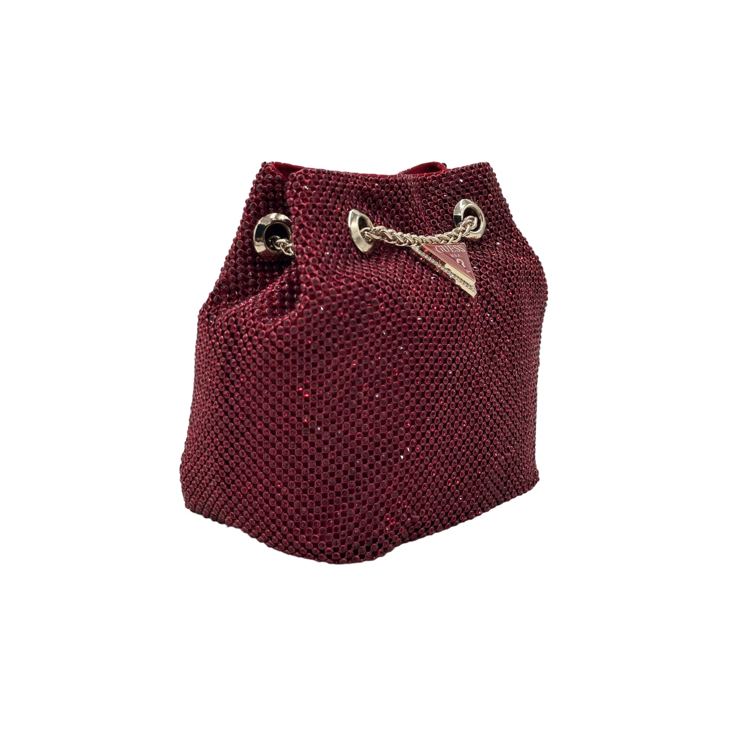 Guess Zalina Mesh Pouch-Red