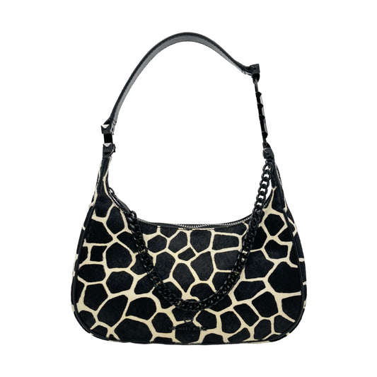 Michael Kors Piper Small Pouchette Black/Optic White