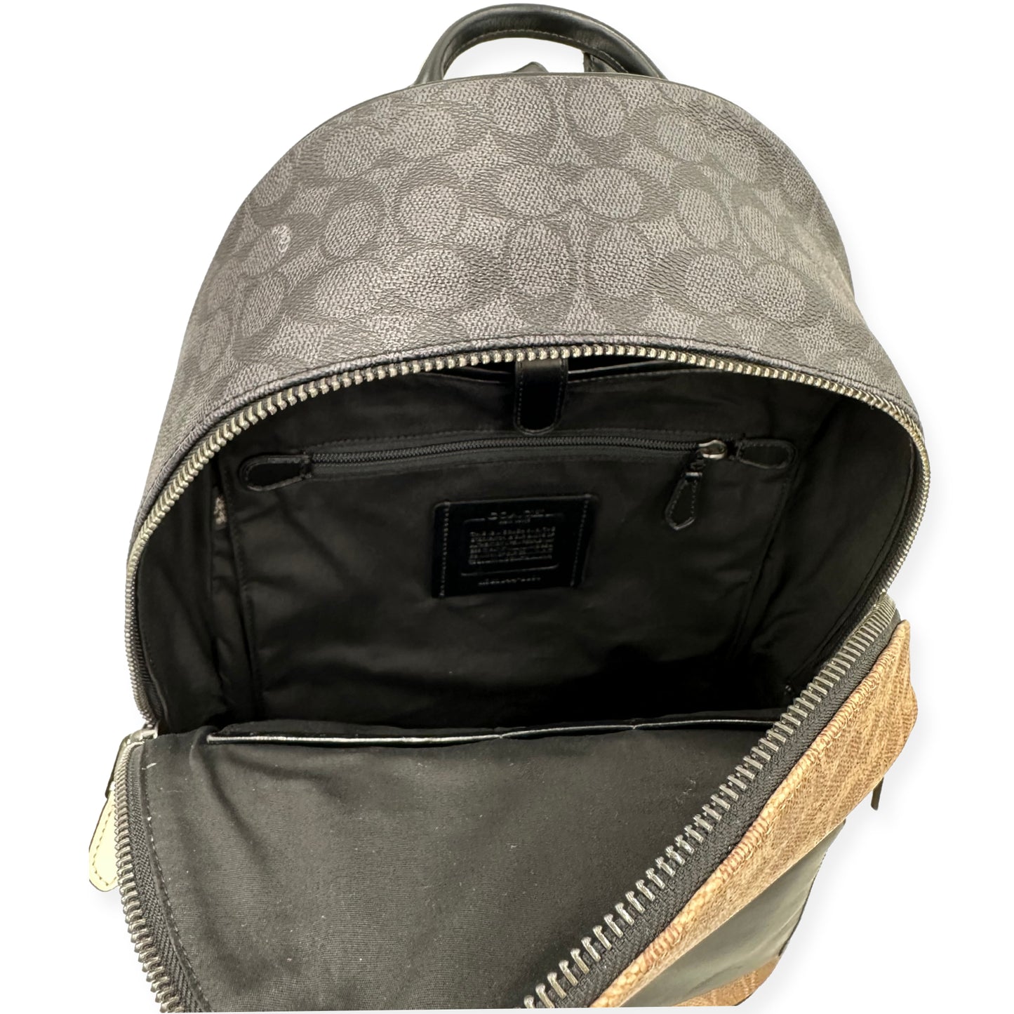 Coach Men's Metropolitan Soft Signature Khaki Multi Backpack