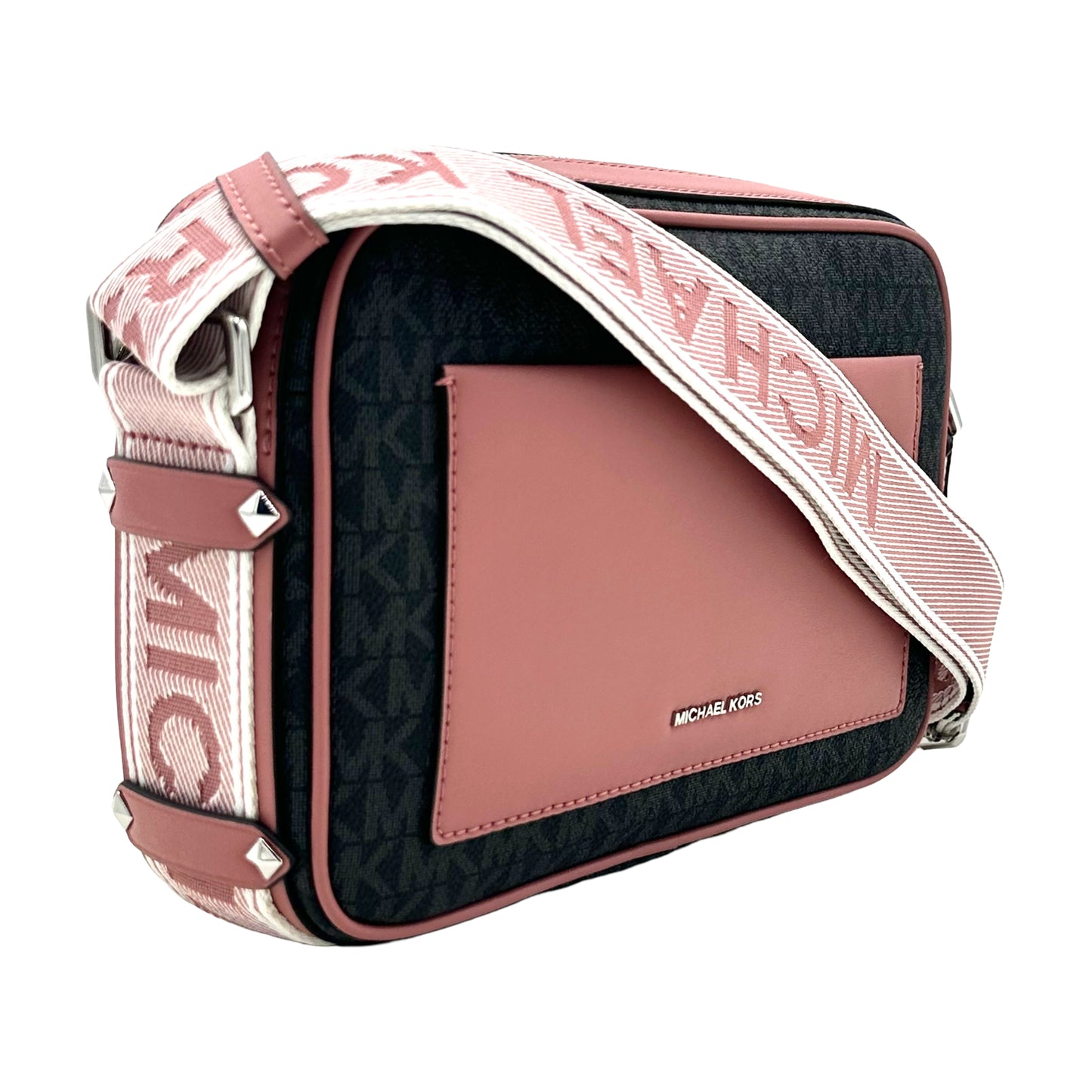Michael Kors Maeve Large Signature Crossbody Bag - Rose