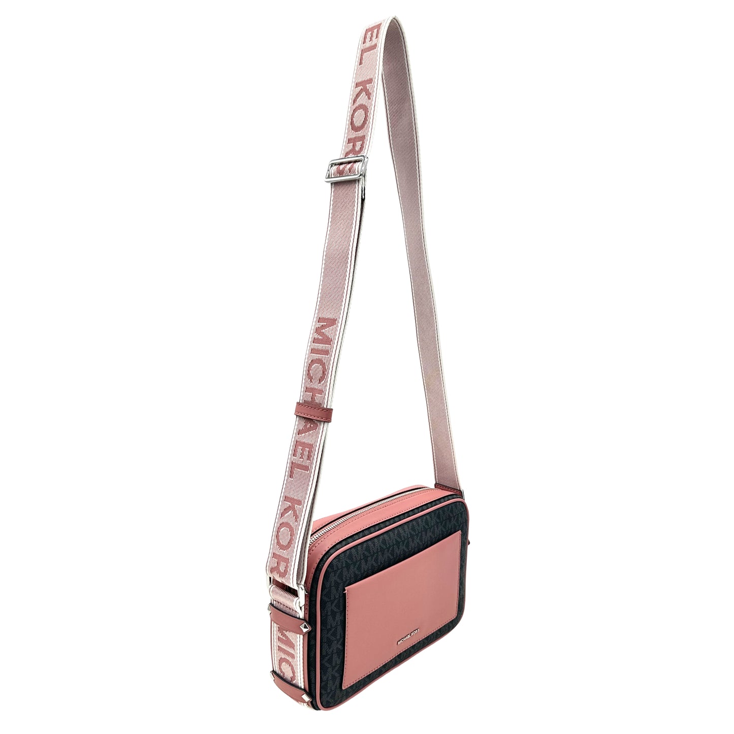 Michael Kors Maeve Large Signature Crossbody Bag - Rose