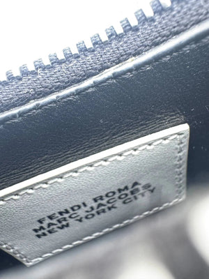 Fendi X Marc Jacobs Nano Fendigraphy Charm Bag - White/Black - www.unoo.com