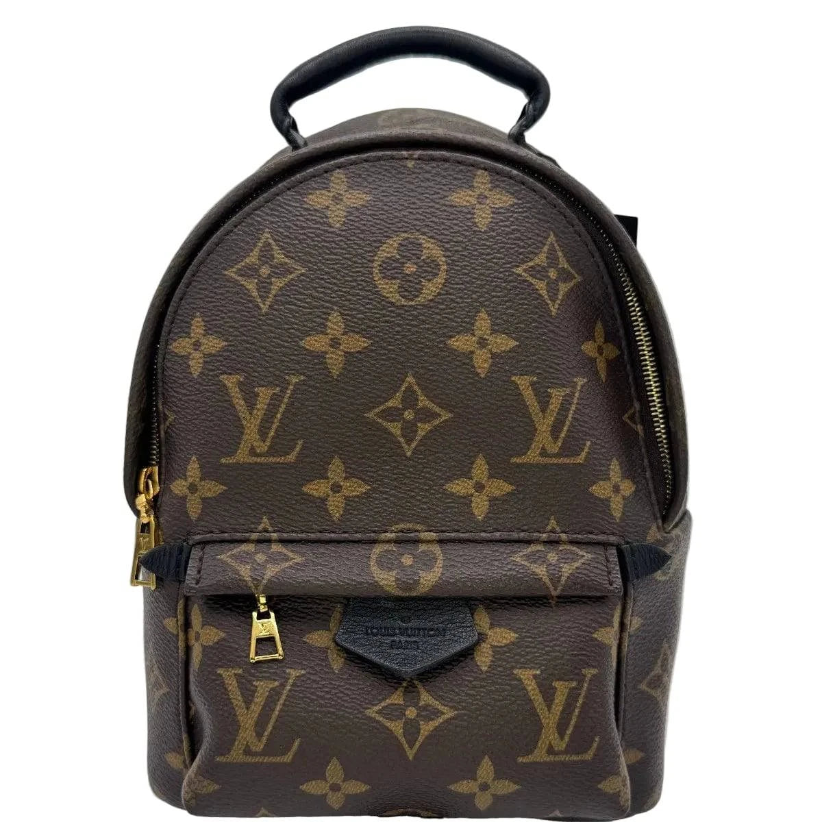 cheap louis vuitton palm springs backpack 2020 Monogram Mini 1 exterior zip pocket Louis Vuitton Palm Springs Mini