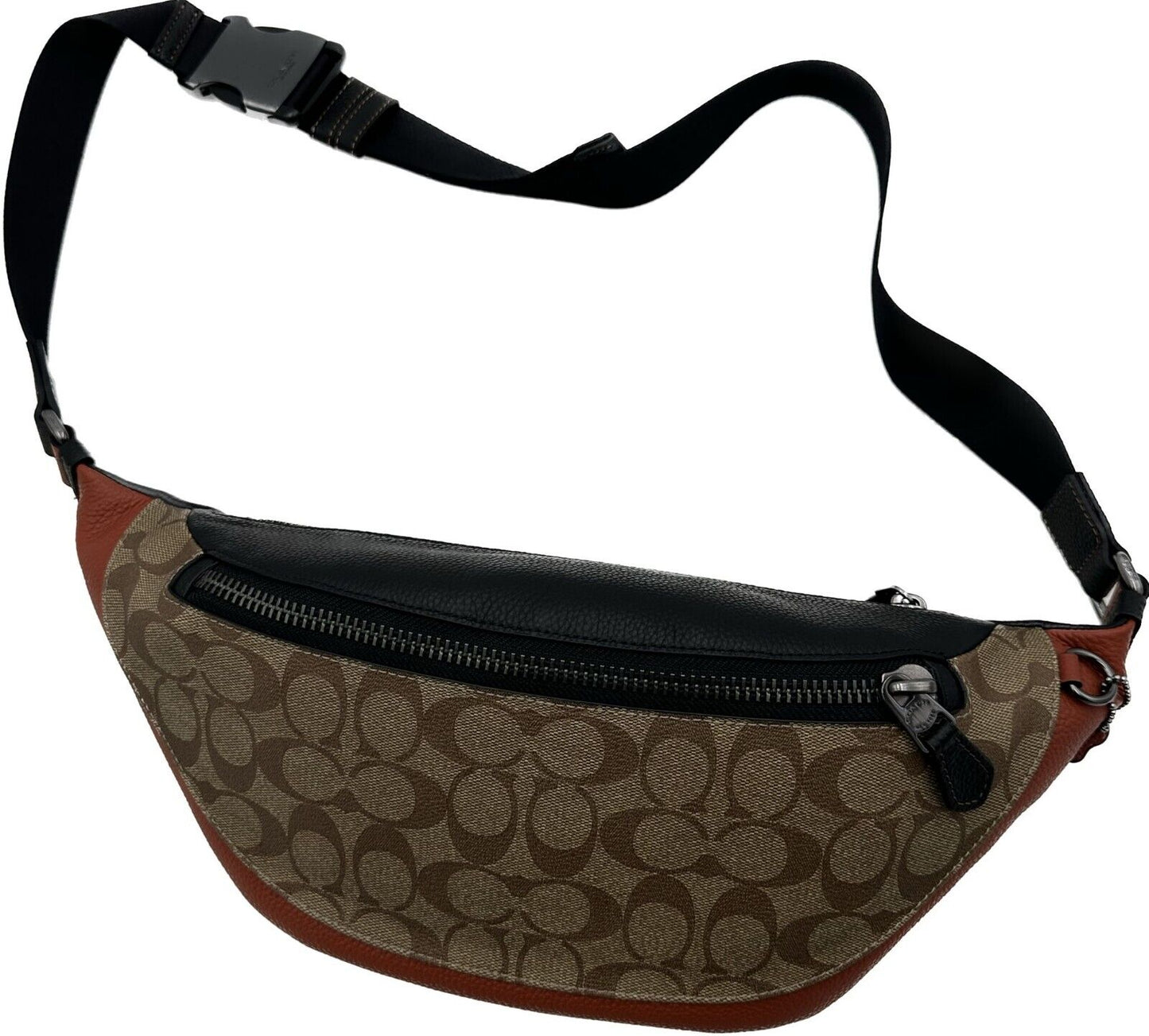 Coach Warren Men's Signature Color Block Belt Bag C8386