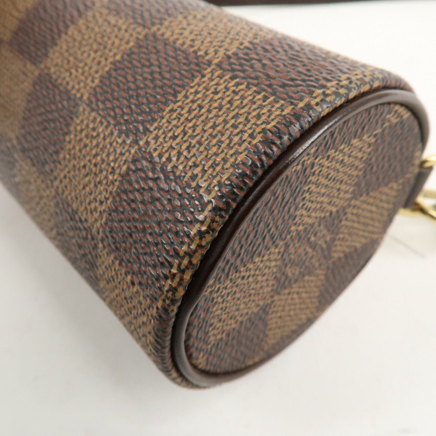 Authentic Pre-Loved Louis Vuitton Damier Mini Pouch for Papillon Bag - Brown