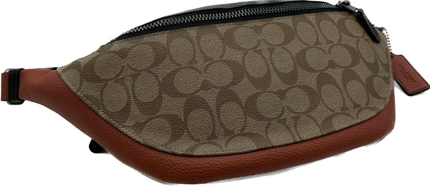 Coach Warren Men's Signature Color Block Belt Bag C8386