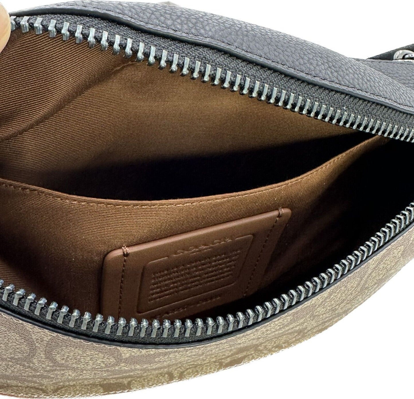 Coach Warren Men's Signature Color Block Belt Bag C8386