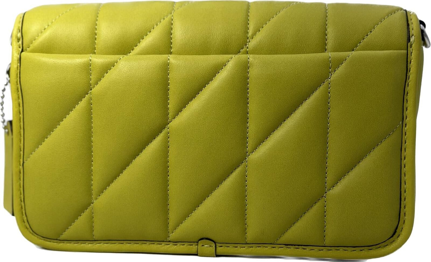 Coach Women's Key Lime Quilted Pillow Leather Hayden Crossbody Purse Bag C8571