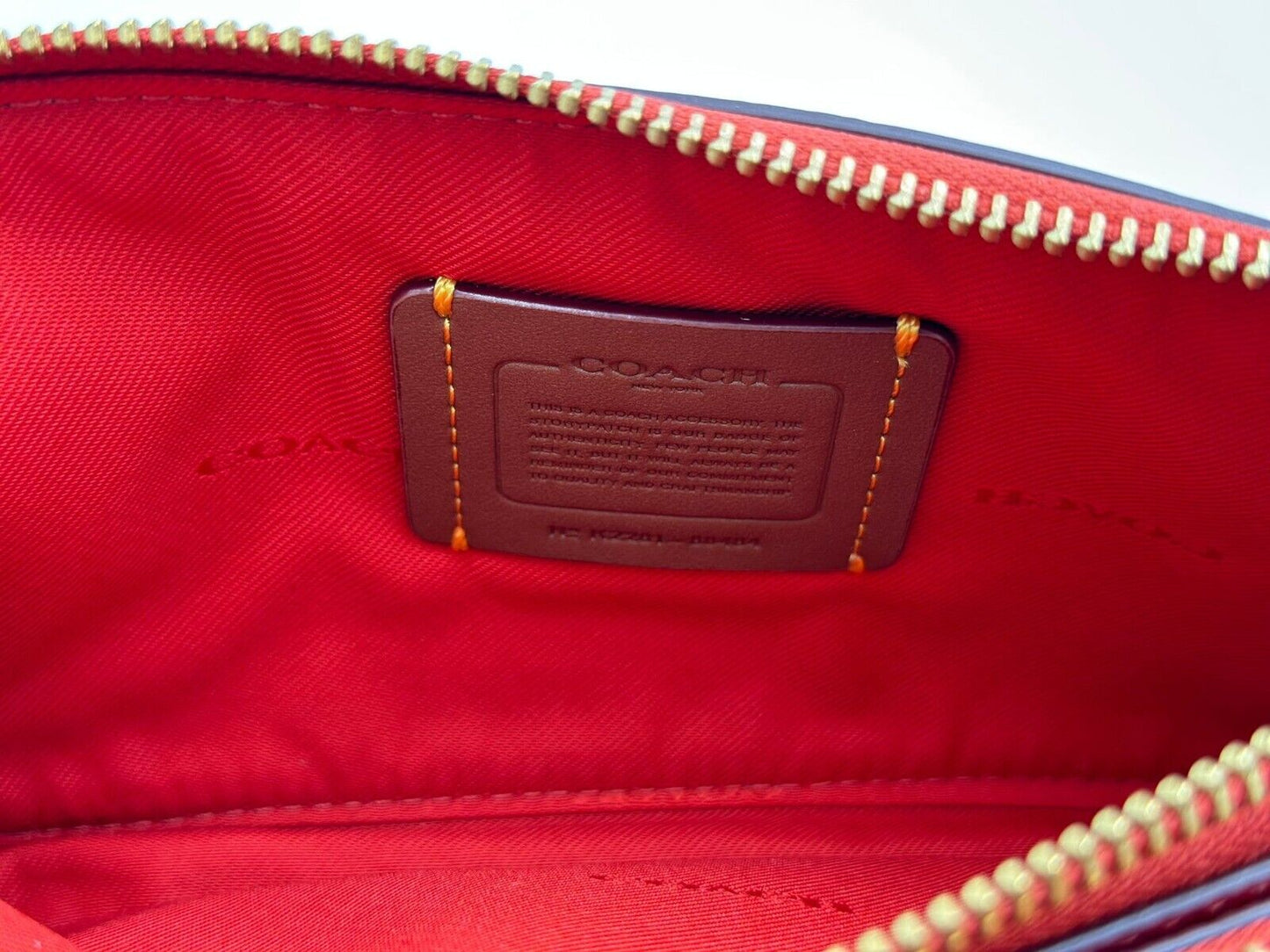 Coach Women's Kira Pebbled Red Leather Convertible Crossbody Bag