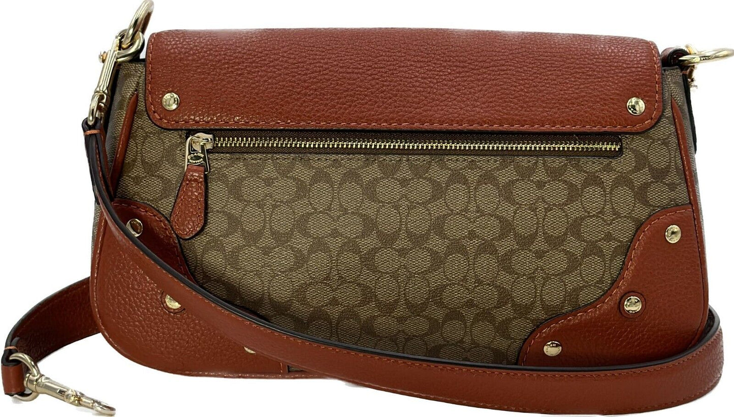 Coach Women's Millie Shoulder Bag In Signature Canvas