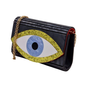 Kurt Geiger London Evil Eye Acrylic Party Clutch - 400014652046