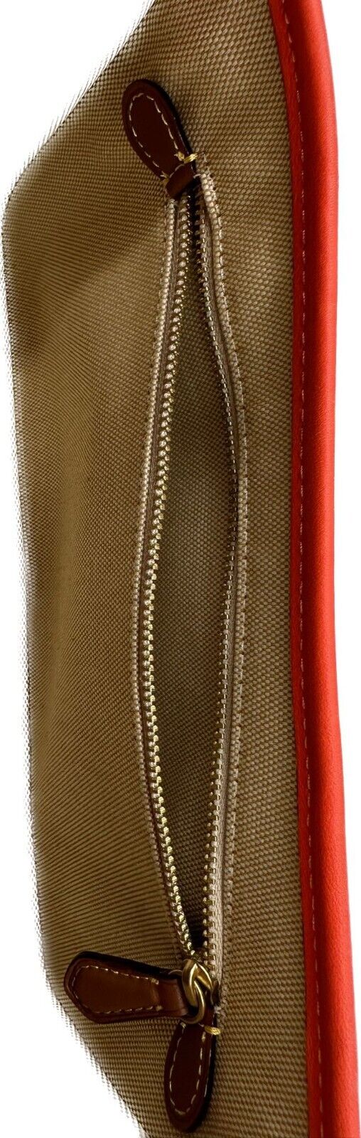 Coach Women's Red Orange Soft Tabby Calf Leather Shoulder Bag