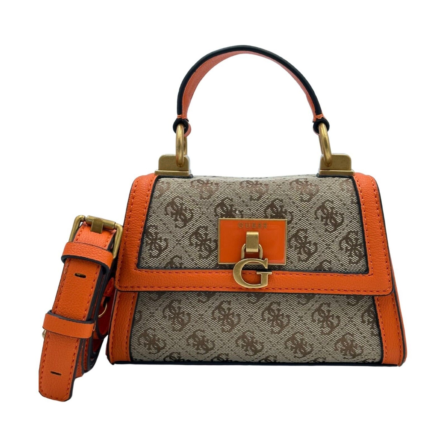 GUESS Stephi Jacquard Logo Micro Mini Bag