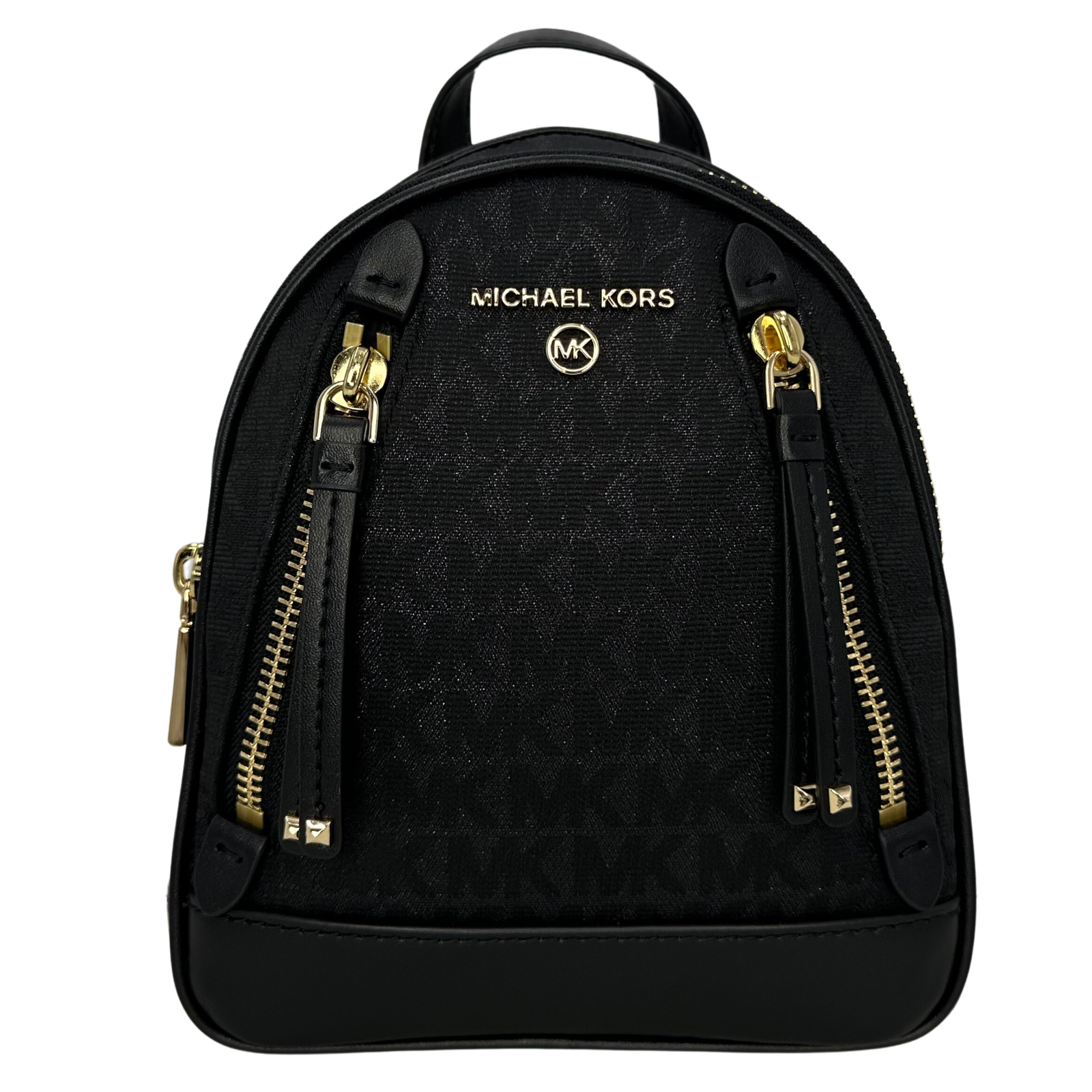 Michael Kors Signature Brooklyn Extra Small Convertible Messenger Backpack 196163502816