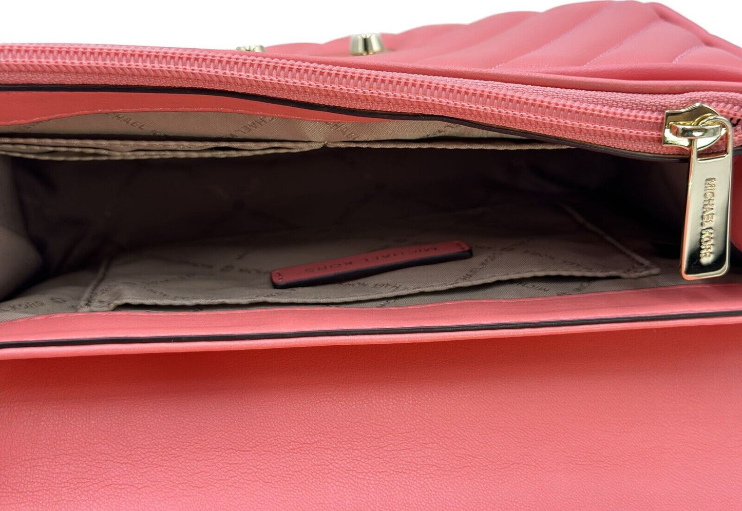 Michael Kors Women's Rose Vegan Leather Bag in Grapefruit